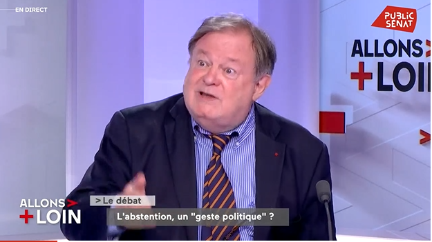 Jean-Pierre Mignard invité de Public Sénat pour débattre des moyens de lutte contre l’abstention