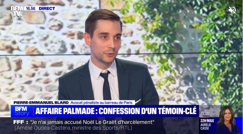 Pierre-Emmanuel BLARD sur BFM TV dans l’émission « BFM STORY »