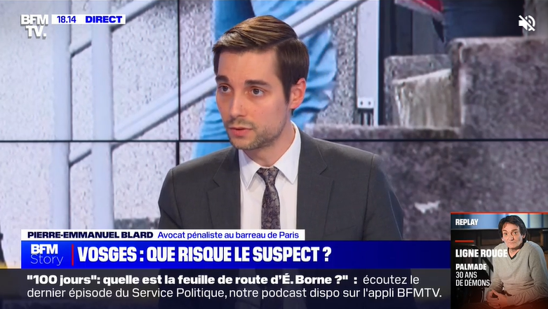 Pierre-Emmanuel BLARD sur BFM TV dans l’émission « BFM STORY »