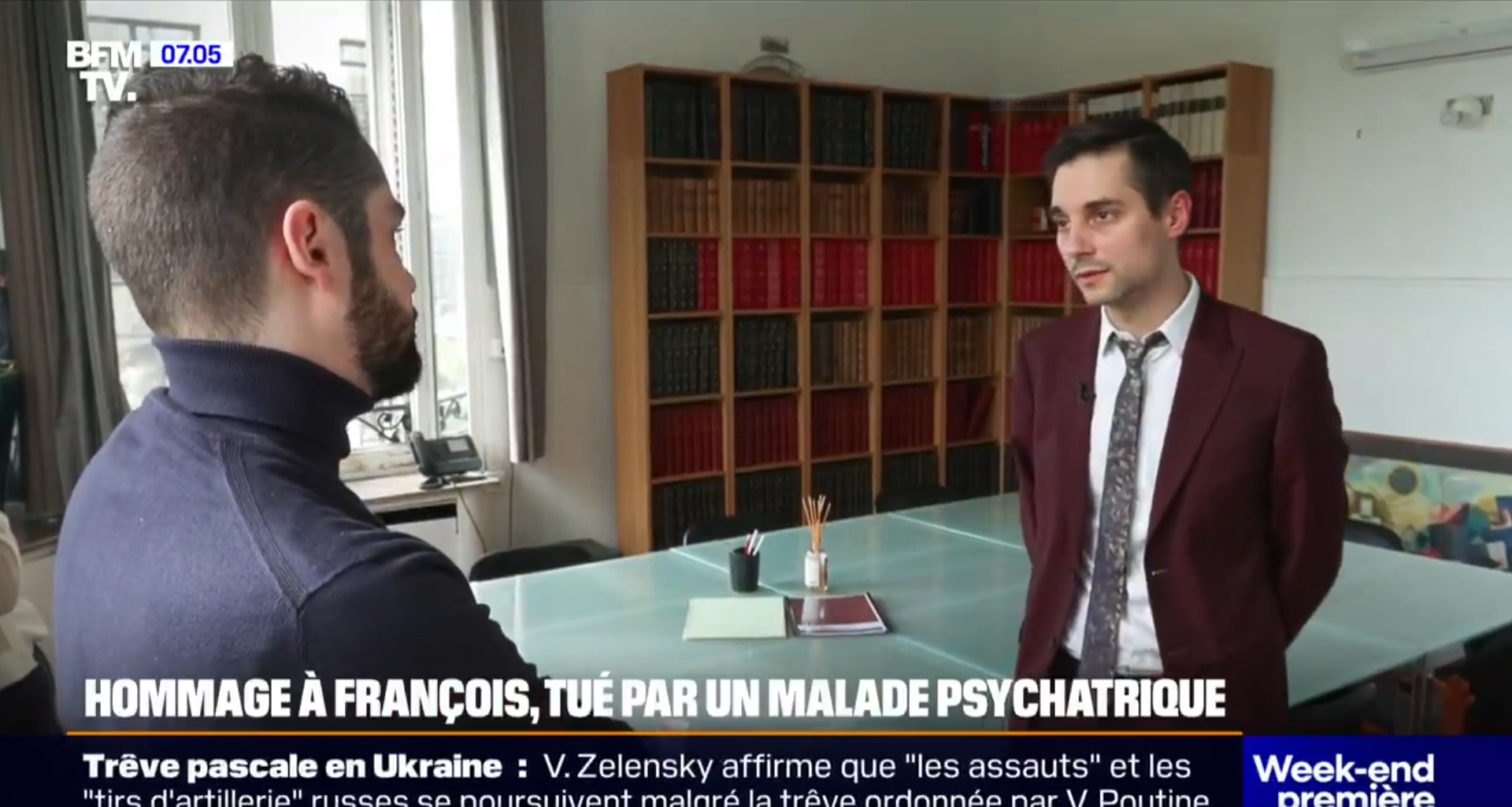 Pierre-Emmanuel Blard sur BFMTV à propos du meurtre de Livry-Gargan